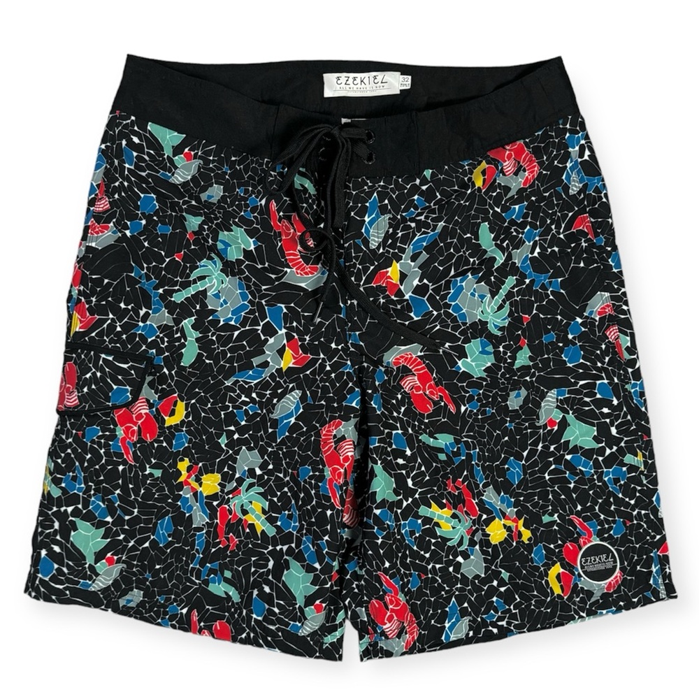 Ezekiel Lobster Abstract Boardshorts (32)